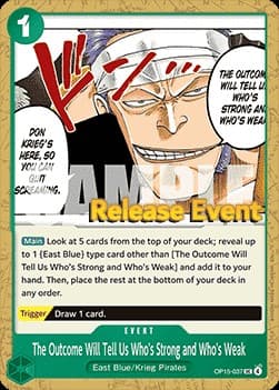 The Outcome Will Tell Us Who's Strong and Who's Weak (Pre-Release Stamp)