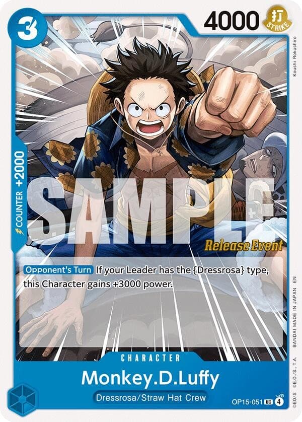 Monkey D. Luffy (Pre-Release Stamp)
