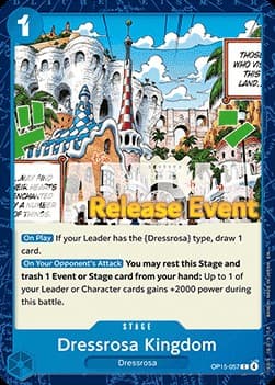 Dressrosa Kingdom (Pre-Release Stamp)
