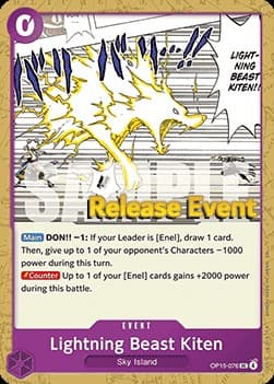 Lightning Beast Kiten (Pre-Release Stamp)
