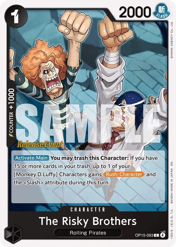 The Risky Brothers (Pre-Release Stamp)