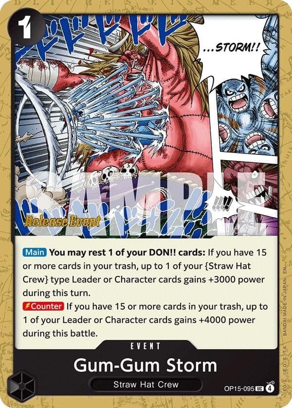 Gum-Gum Storm (Pre-Release Stamp)