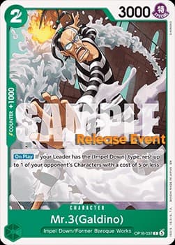 Mr. 3 (Galdino) (Pre-Release Stamp)