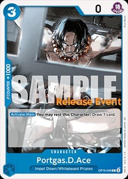 Portgas D. Ace (Pre-Release Stamp)