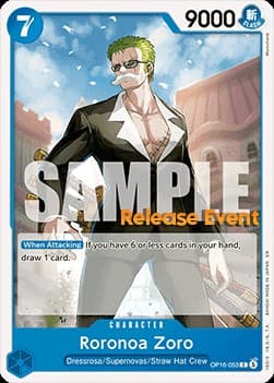 Roronoa Zoro (Pre-Release Stamp)