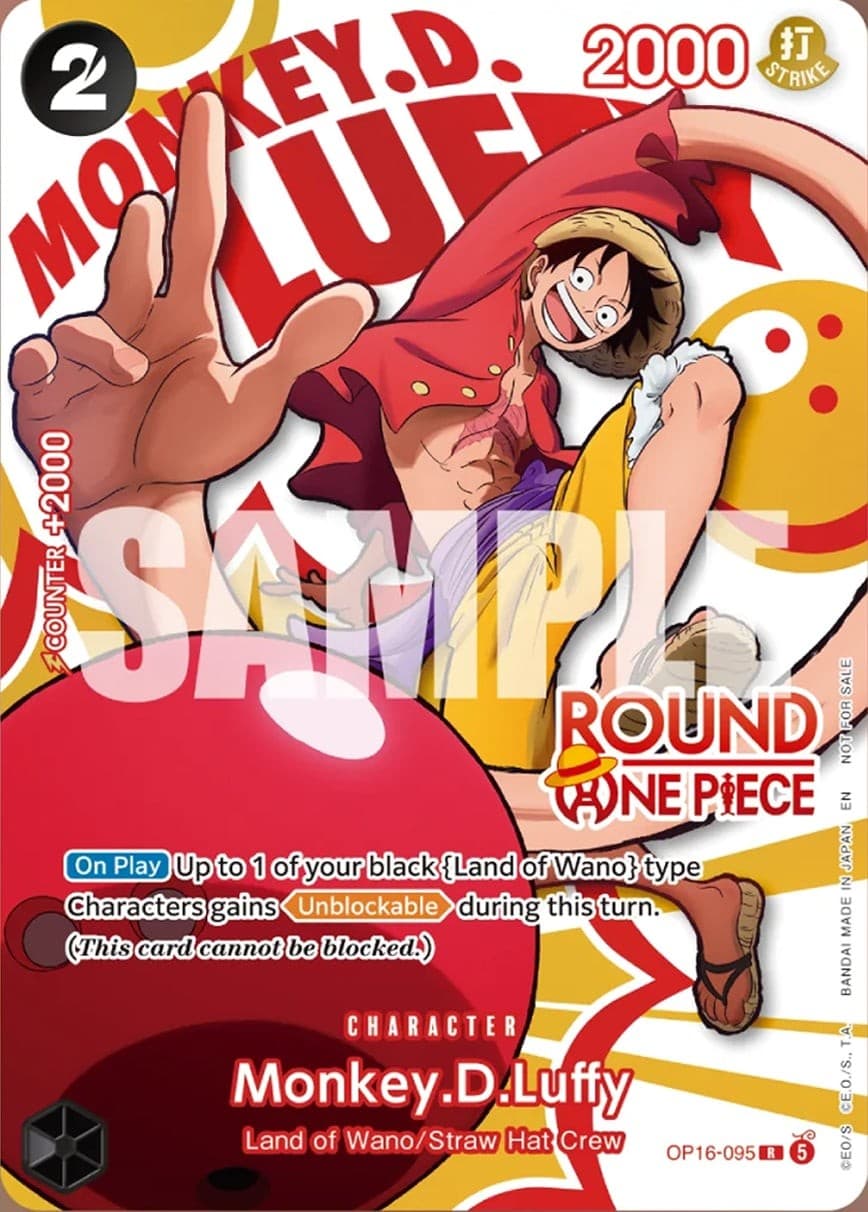 Monkey D. Luffy (ROUND1 Promo)