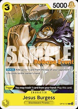 Jesus Burgess (Pre-Release Stamp)