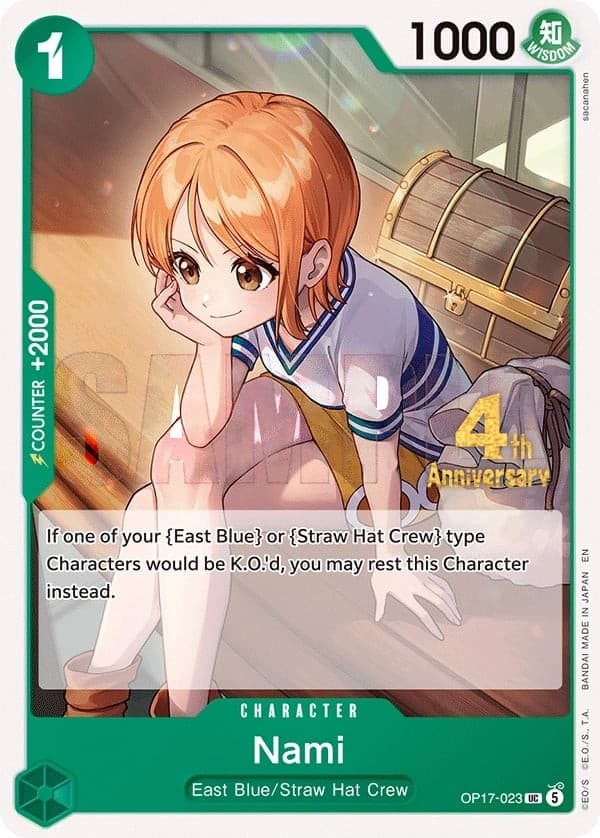 Nami (4th Anniversary Stamp)