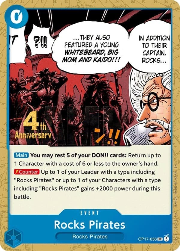Rocks Pirates (4th Anniversary Stamp)