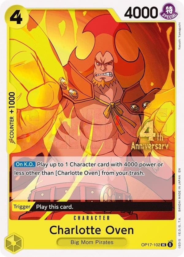 Charlotte Oven (4th Anniversary Stamp)