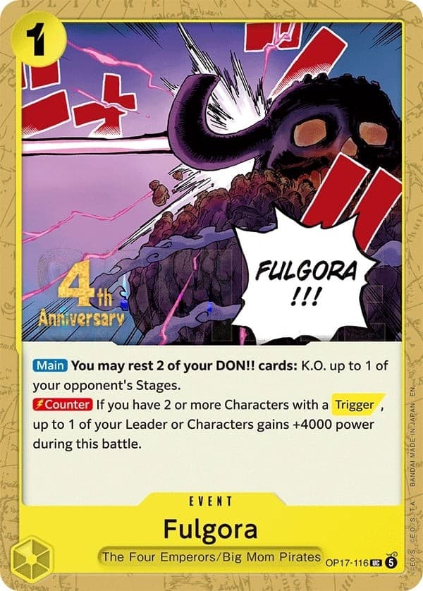 Fulgora (4th Anniversary Stamp)