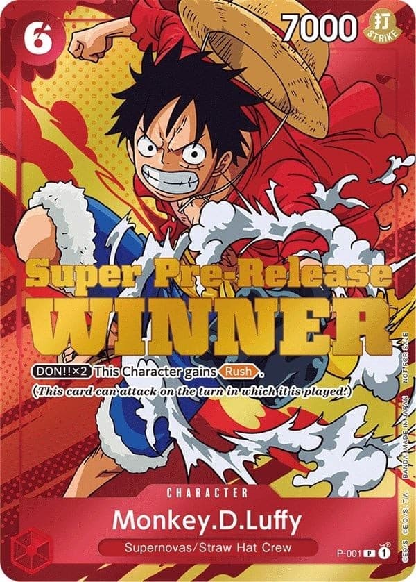 Monkey D. Luffy (Super Pre-Release WINNER)