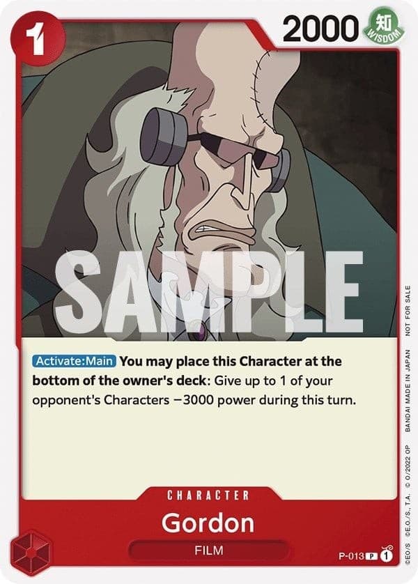 Gordon (One Piece Film Red Promo)