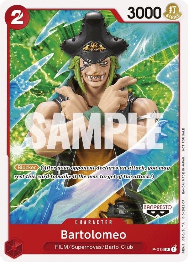 Bartolomeo (One Piece Film Red Promo)