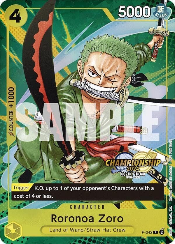 Zoro (Gold Text | Championship 2024 | Event Pack)