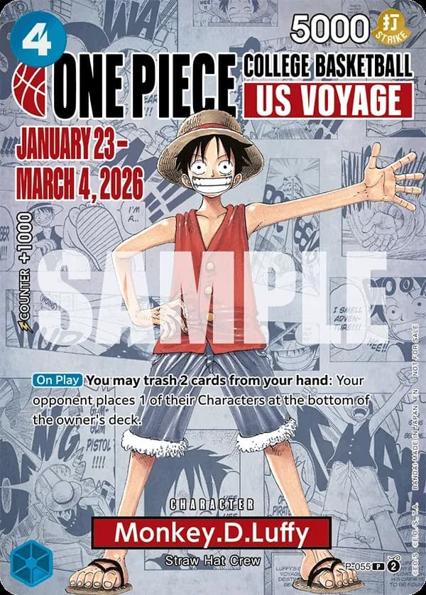 Monkey D. Luffy (College Basketball US Voyage 2026)