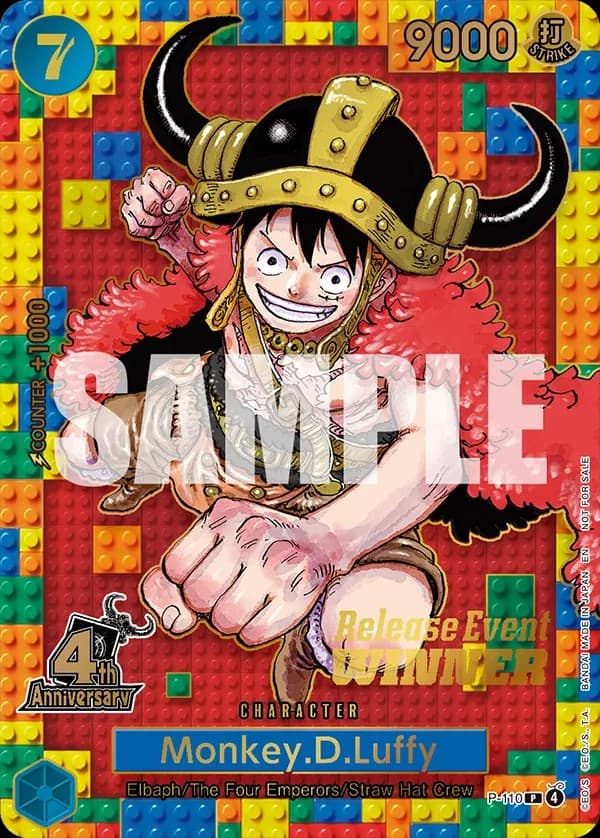 Monkey D. Luffy (OP-17 Release Event | Winner)
