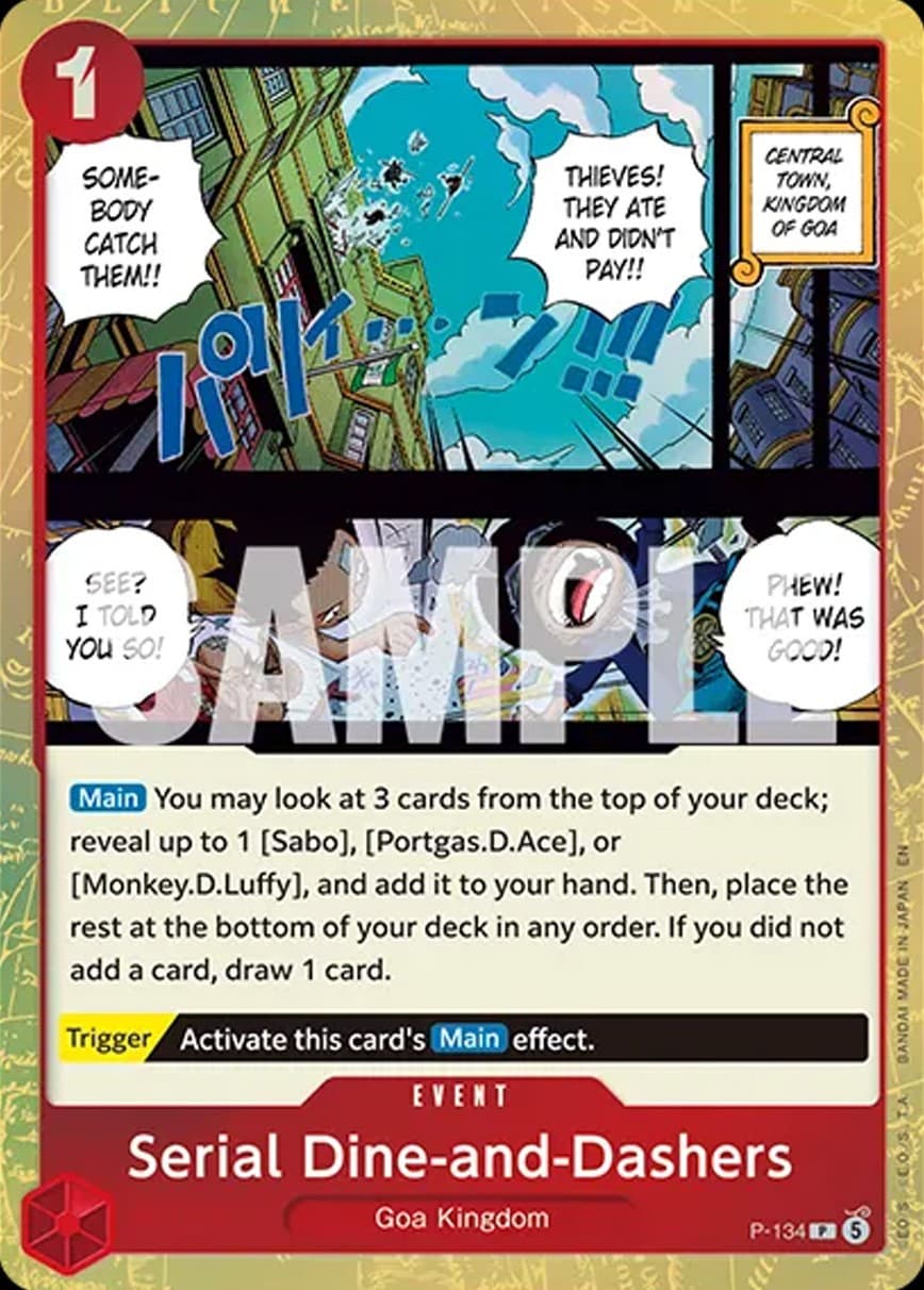 Serial Dine-and-Dashers (Premium Card Collection -Ace & Sabo & Luffy-)