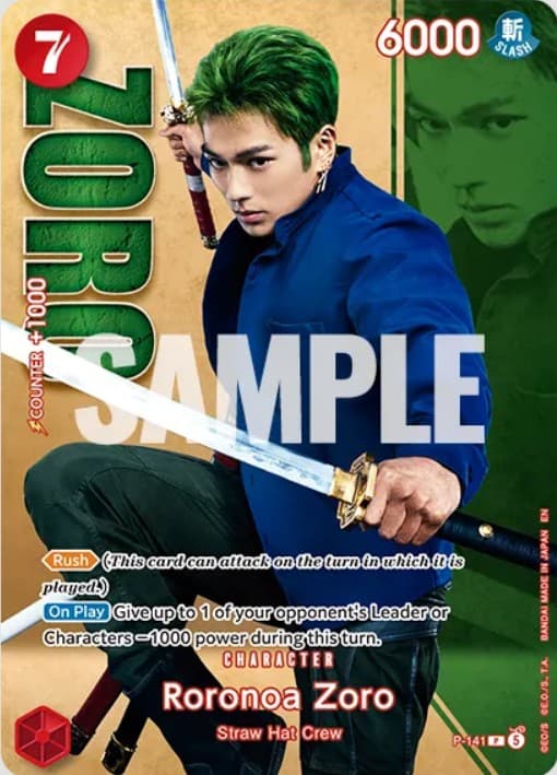 Roronoa Zoro (Premium Card Collection -Live Action Edition vol.2)