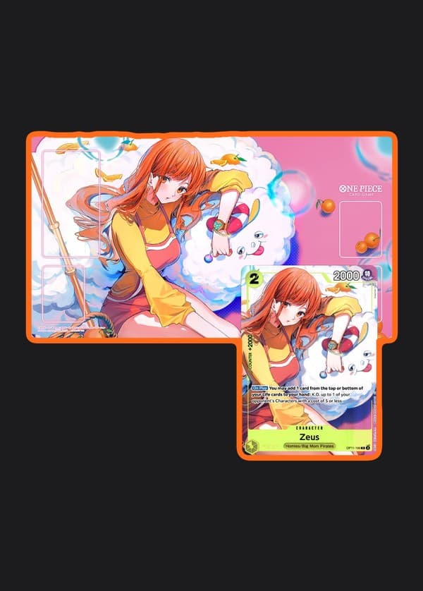 Bandai Card Games Fest 24-25 Playmat Bundle (Playmat + Zeus Card)