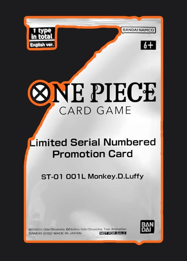 Limited Serial Numbered Booster Pack (ST01-001 Monkey.D.Luffy)