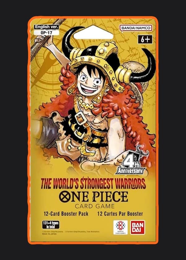 The World's Strongest Warriors Sleeved Booster Pack