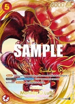 Monkey D. Luffy (Gold Signed)