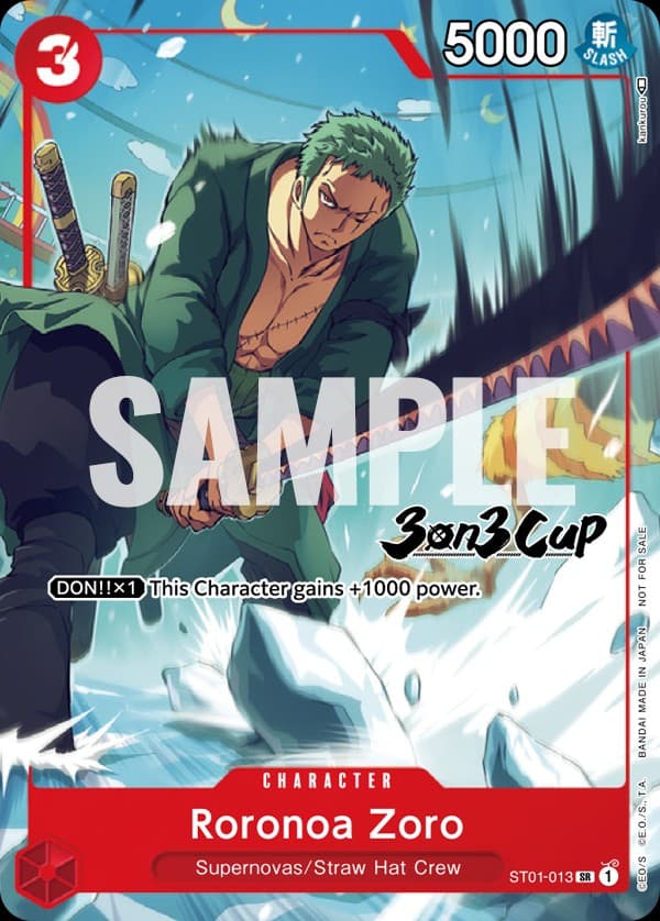 Roronoa Zoro (3 on 3 Cup Promo)