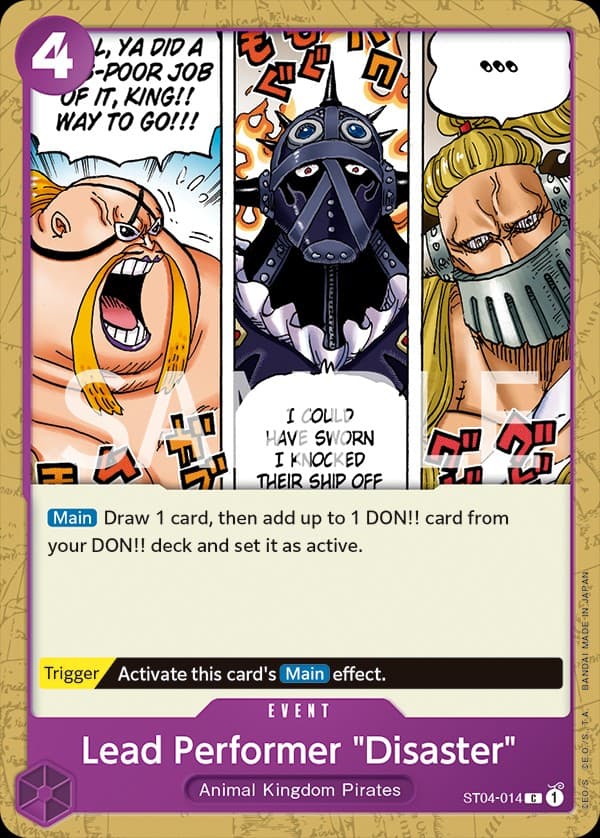 Lead Performer "Disaster" (Non-Foil | Revision Pack)