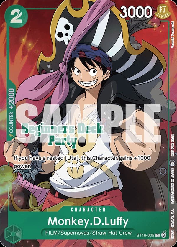 Monkey D. Luffy (Beginners Deck Party | Winner Pack)