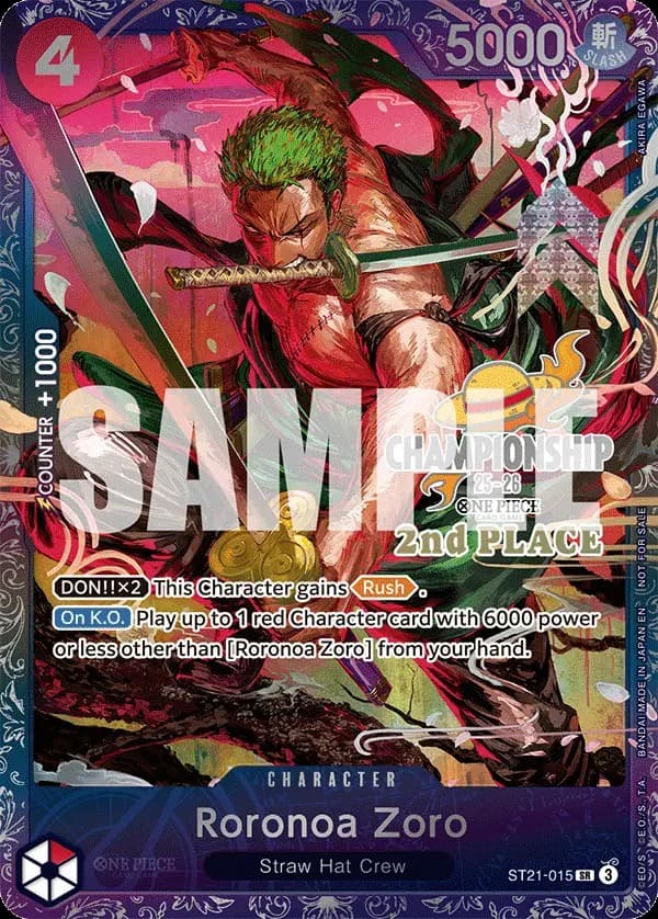 Roronoa Zoro (Offline Regional 2024 | 2nd Place)