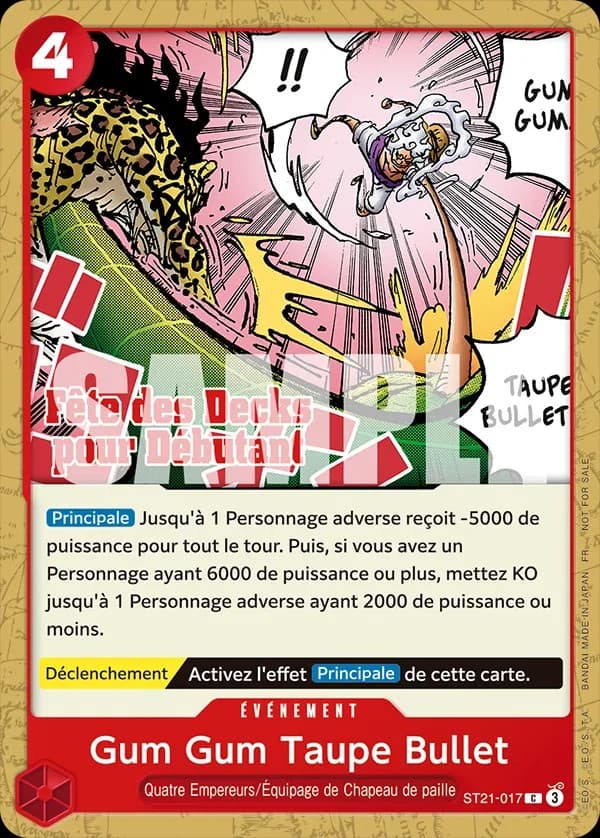 Gum-Gum Mole Pistol (Beginners Deck Party)