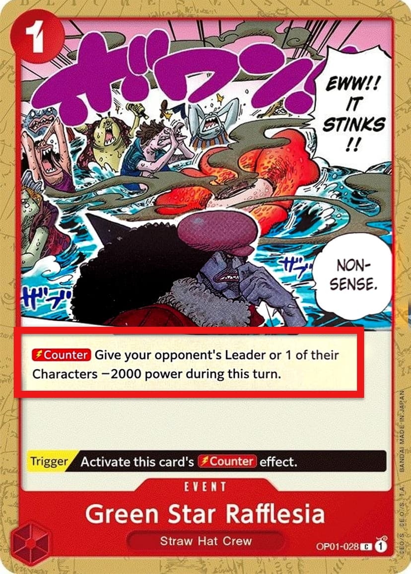 Green Star Rafflesia (Pre-Errata Card | "Give you opponent...")