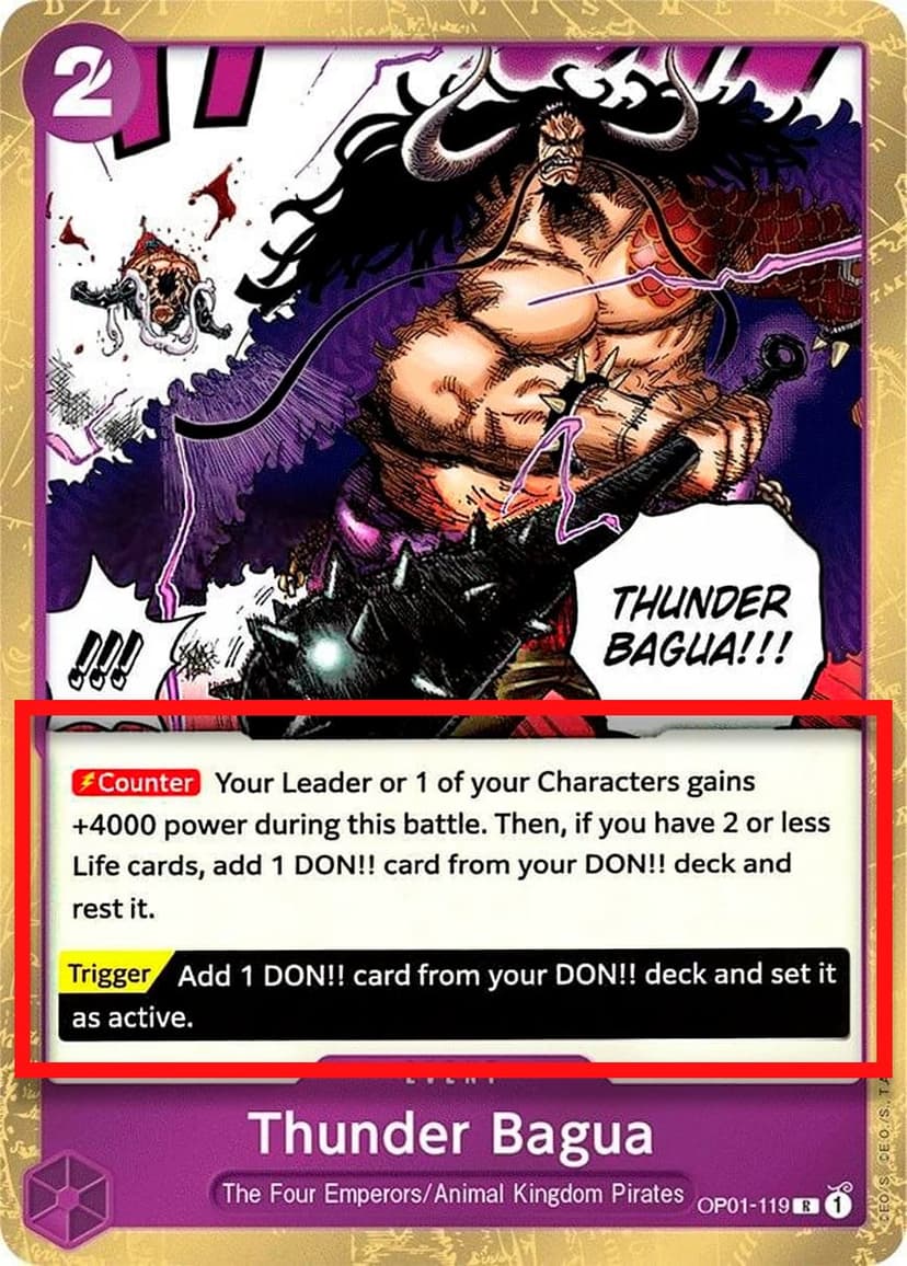 Thunder Bagua (Pre-Errata Card | Missing Text "Up to")