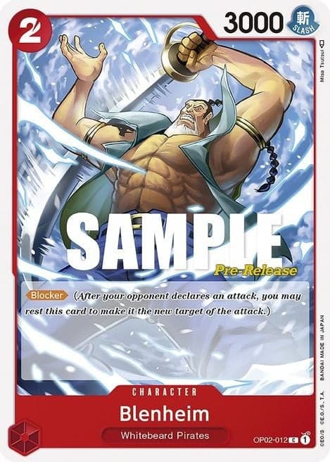 Blenheim (Super Pre-Release Stamp)