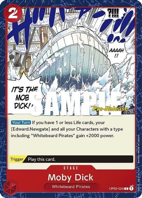 Moby Dick (Super Pre-Release Stamp)