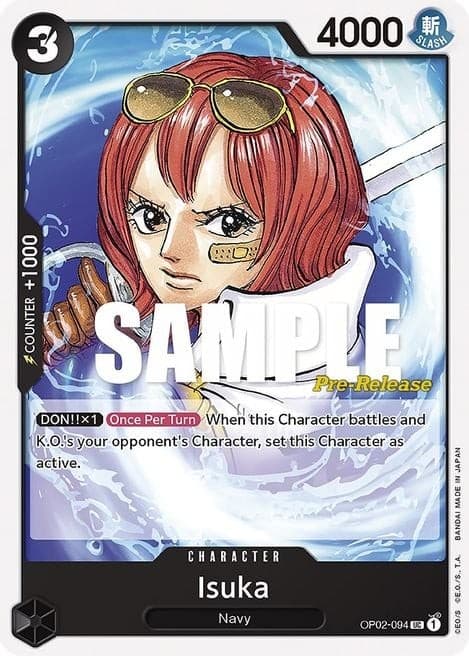 Isuka (Super Pre-Release Stamp)