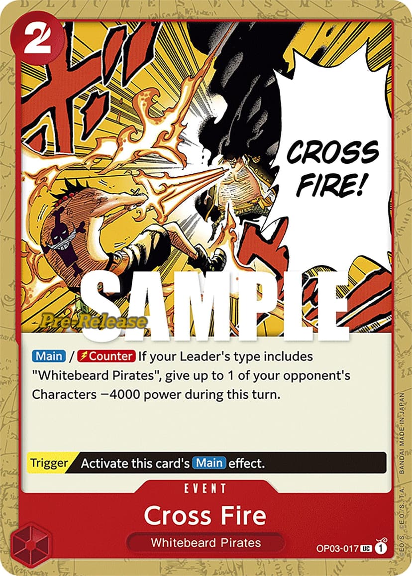 Cross Fire (Pre-Release Stamp)