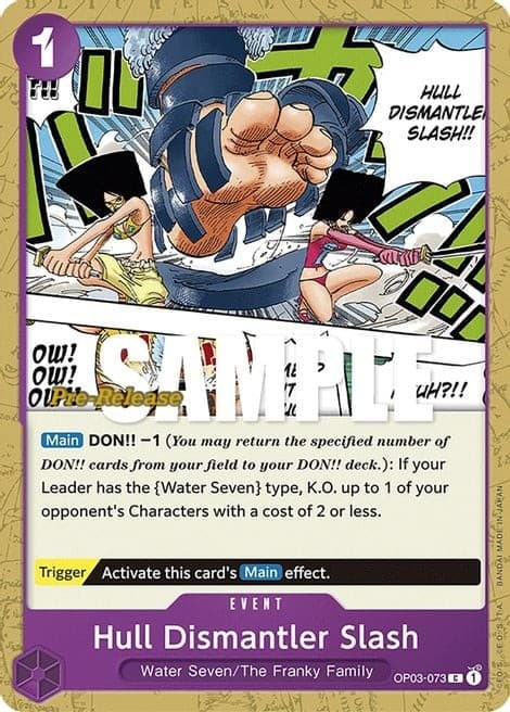 Hull Dismantler Slash (Pre-Release Stamp)