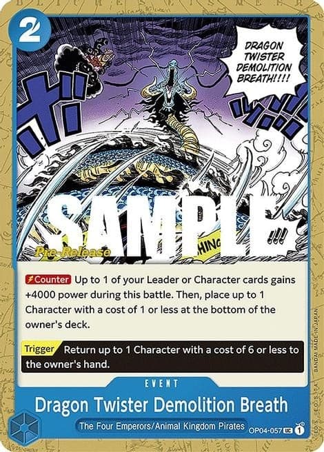 Dragon Twister Demolition Breath (Pre-Release Stamp)