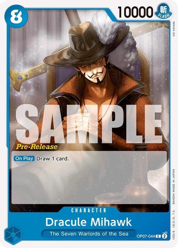 Dracule Mihawk (Pre-Release Stamp)