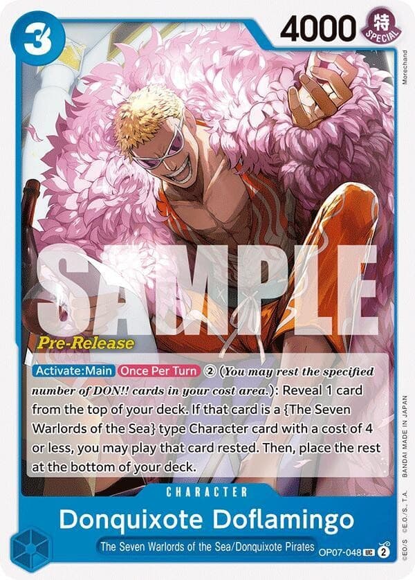 Donquixote Doflamingo (Pre-Release Stamp)