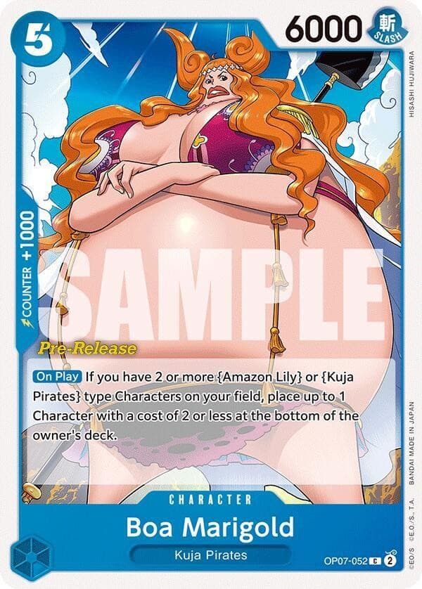 Boa Marigold (Pre-Release Stamp)