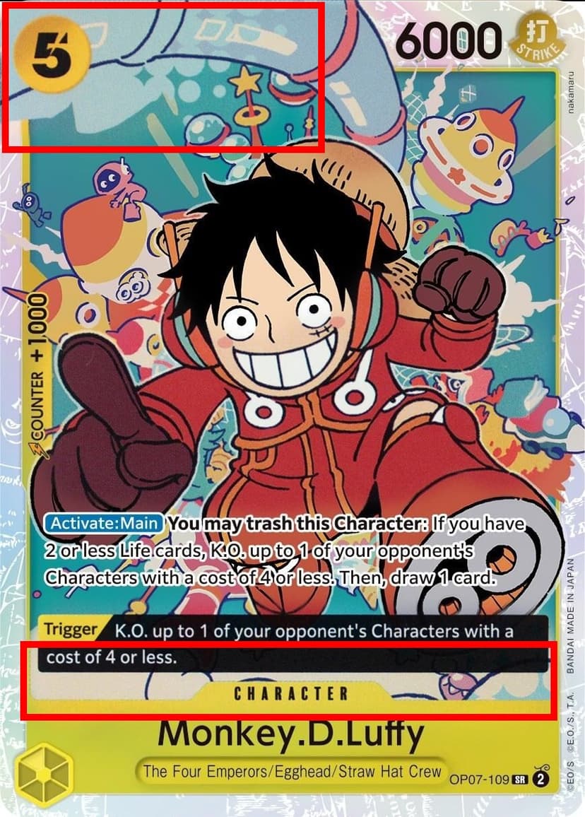 Monkey D. Luffy (Misprint | Print Error)