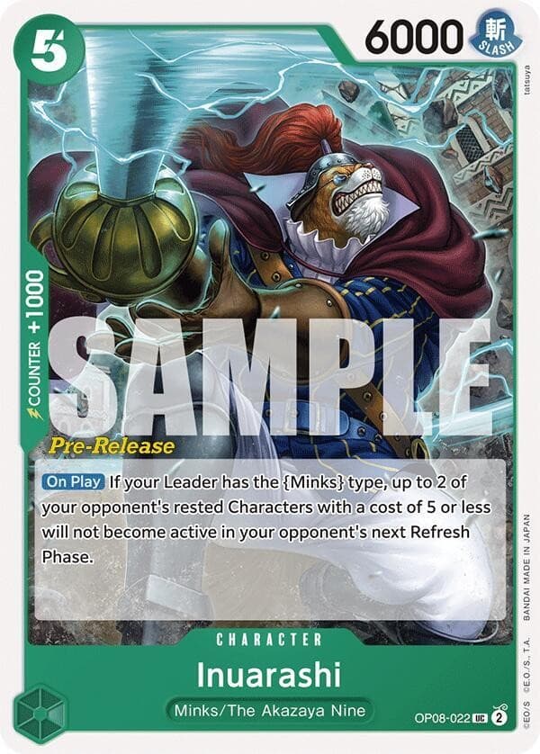 Inuarashi (Pre-Release Stamp)