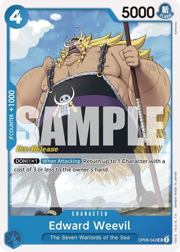 Edward Weevil (Pre-Release Stamp)