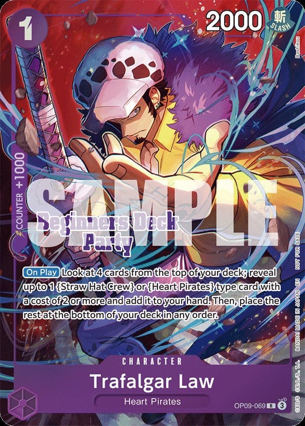 Trafalgar Law (Beginners Deck Party | Winner Pack)