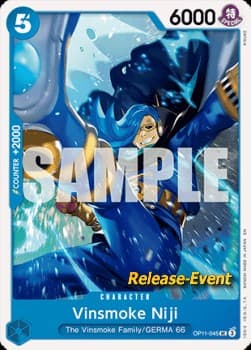Vinsmoke Niji (Pre-Release Stamp)