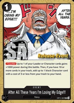After All These Years I'm Losing My Edge!!! (Pre-Release Stamp)