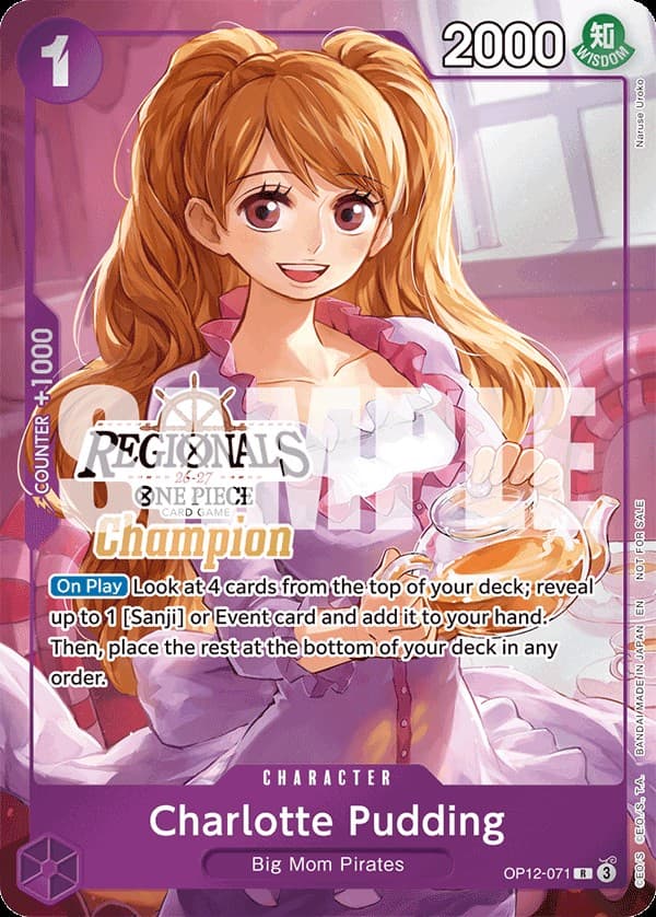 Charlotte Pudding (Regional Card Set 26-27 Vol. 1 | Champion)
